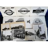 Photographs, London transport, collection of approx. 60 b/w photos all relating to the London