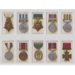 Cigarette cards, Taddy, British Medals & Ribbons (set, 50 cards) (gd)