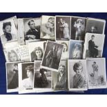 Postcards, a collection of approx. 180 cards and photo's of Edwardian Actors and Actresses, and