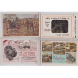 Postcards, USA advertising, good collection of 35 cards inc. Rising Sun Flour 1877, Pacific