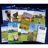 Golf, The British Open, a programme, 4 daily draw sheets, media guide and hole by hole guide for the