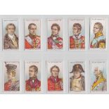 Cigarette cards, Wills, Waterloo (Unissued) (49/50, missing no 31), miss-printed set with one colour