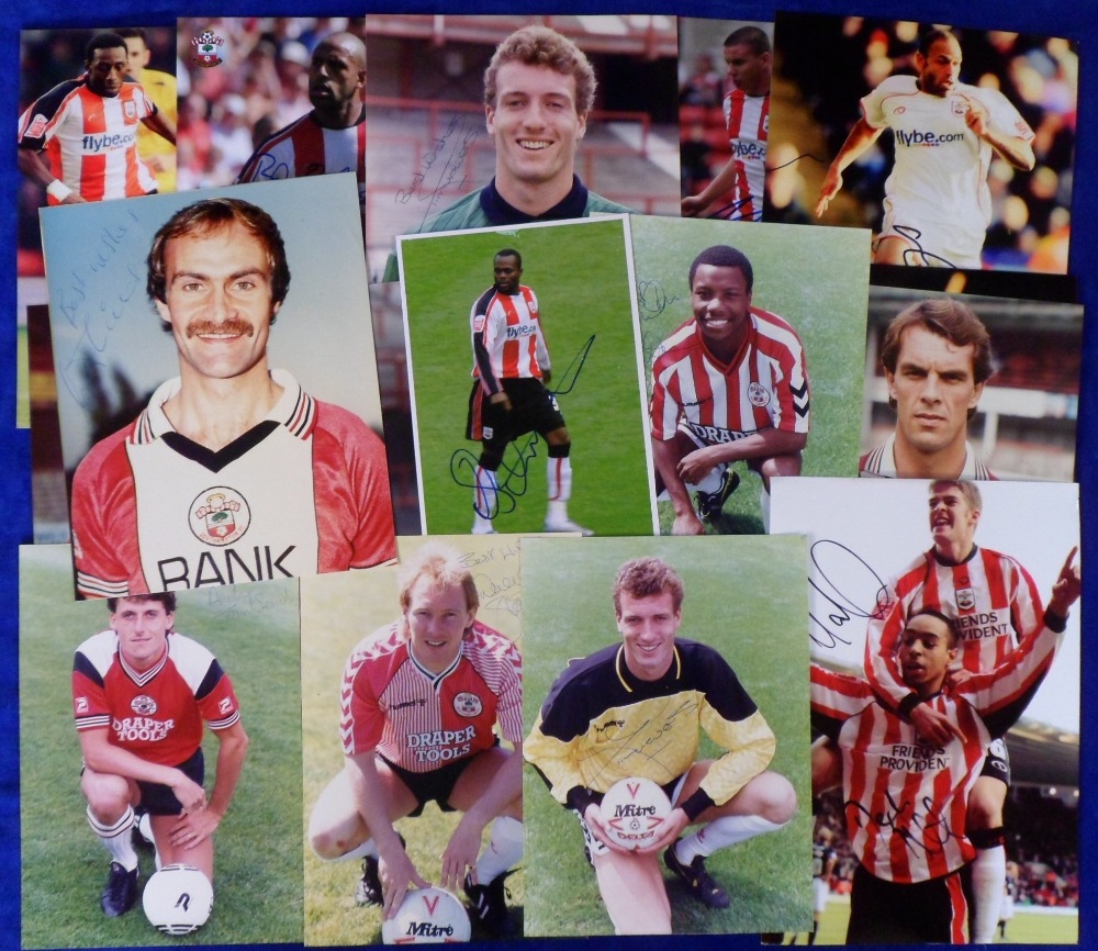 Football Autographs, Southampton FC, a superb collection of high quality colour photographs of
