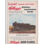 Trade cards, Kellogg's, Package issue, Railway Locomotive cards, (30/48) plus one variety card (