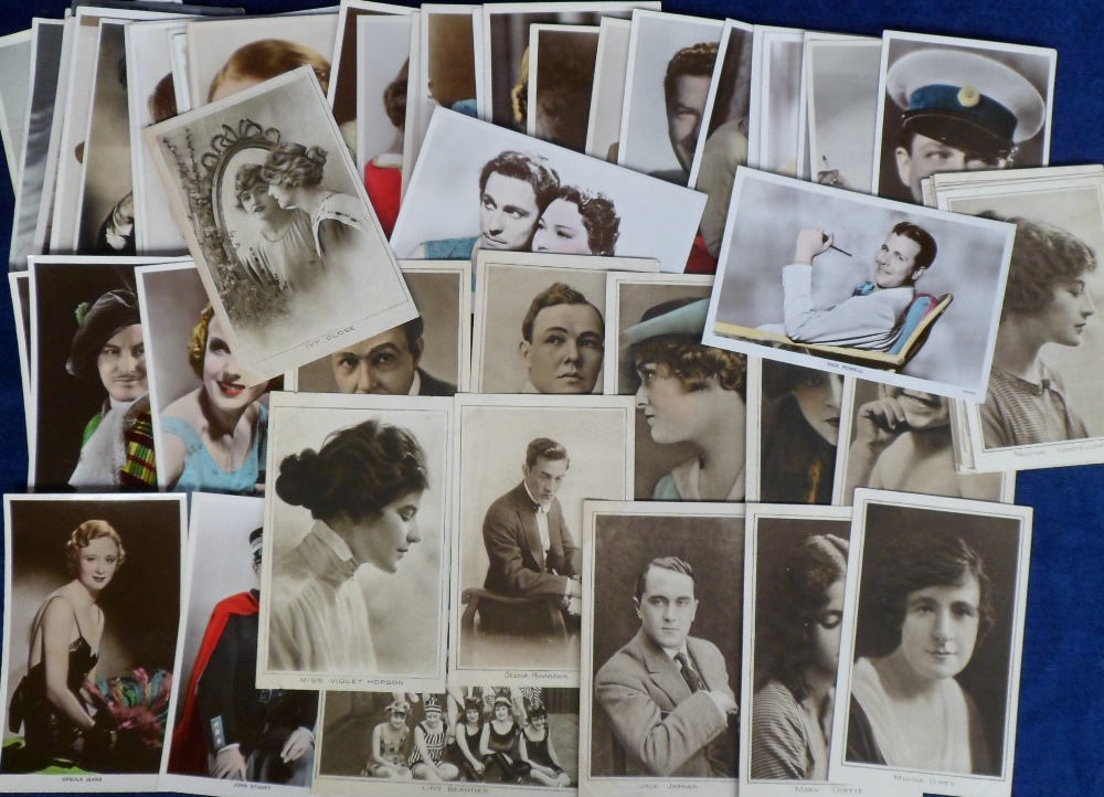 Postcards, entertainment, theatre and cinema selection, approx. 70 cards inc. Silent Stars Picture