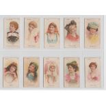 Cigarette cards, Wills, National Costumes (set, 25 cards) (fair condition)