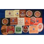 Beer labels, a selection of 17 labels inc. 12 from Usher's of Trowbridge and Whitbread 1962 Queen'