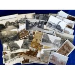 Postcards, mixed UK topographical selection of approx. 110 cards with RP's of Market Place