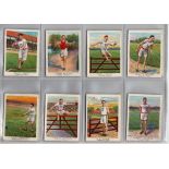 Trade cards, USA, National Licorice Co, Champion Athlete Series, 'M' size, Burdick E229 (set, 25