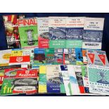Football programmes, Big Match selection, inc. Internationals, Cup Finals, Play-off games etc, noted