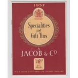 Collectables, Jacob & Co. advertising booklet for 'Specialities and Gift Tins' 1957, superbly