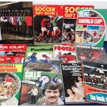 Football books & annuals etc, selection of various books & annuals inc. Kenneth Wolstenholme's