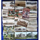 Postcards, Scotland, good variety of cards with subjects inc. Iona, tartans, highland washing,