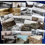 Postcards, Topographical selection, RP's and printed, inc. views, street scenes etc, various