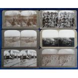 Photographs, East Africa, six stereoscopic slides showing images from the East Africa campaign, 1901