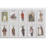 Cigarette cards, Carreras, Types of London, (set, 80 cards) (mostly gd/vg)