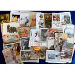 Postcards, Advertising, a collection of 50+ advertising cards inc. Thorley's cattle feed, Odol,