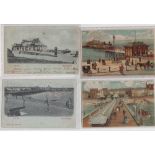 Postcards, Piers, collection of 22 novelty type cards inc. hold to light (7), transparencies (3) and