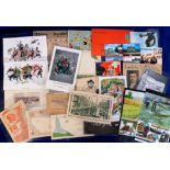 Ephemera, Cards of Interest, postcards, trade cards and other advertising items inc. anti-Nazi comic