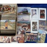 Postcards, a large mixed collection of approx. 550 Tuck oilette cards from many different series,