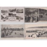 Postcards, Piers, Hampshire, Isle of Wight, Cowes and Alum Bay, selection of approx. 50 cards, RPs