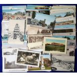 Postcards, India, selection inc. views of Lucknow, Calcutta, Delhi, Meerutt, Darjeeling etc.