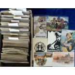 Postcards, a box containing approx. 500 mainly European cards of mixed age arranged by publishers