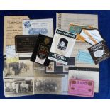 Ephemera, small collection of overseas items inc. Zanzibar Hotels Ltd headed paper, Madeira wine