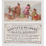 Trade cards, Huntley & Palmers, Children of Nation 2, ref HUT-6, selection of 4 complete variation