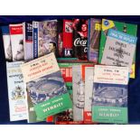 Football programmes, a Big Match selection of approx. 40 items inc. FAC Finals 1959, 61, 66, 67, 70,