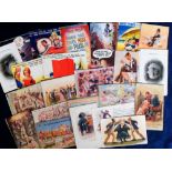 Postcards, Comic, a selection of 79 cards inc. 57 illustrated by Cynicus concerning Judges,