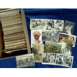 Postcards, Foreign, a box containing 800+ Foreign cards, an all world mix with many ethnic and
