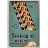 Collectables, Symington's 'New Recipe Cookbook' 1930s, 48 pages with numerous colour