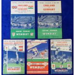 Football programmes, England full internationals, home collection 1951-54, v Argentina Festival of