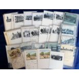Postcards, a final selection of approx. 80 early printed cards of London with some duplication,