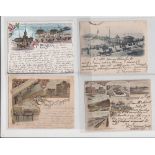 Postcards, Piers, a collection of 7 early court cards all Brighton pier related inc. 3 coloured