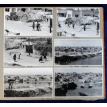 Photographs, a vintage photo album containing a collection of 80 b/w photo's taken in Iraq in 1961/