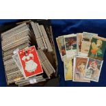 Postcards, a box of modern postcards, various themes and subjects, 800+ (mainly gd)