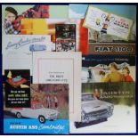 Ephemera, Transport, a small selection of mostly 1960's car brochures (8) inc. Austin A55 Cambridge,