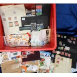 Stamps, a very large quantity of GB and worldwide stamps, on stockcards, album pages, glassines etc,