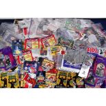 Trade cards wrappers & packets, a large quantity of modern sticker & card packets, heavy