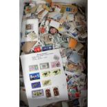 Stamps, Kiloware, thousands of stamps, loose & on paper, early 1900's onwards inc. GB,