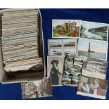 Postcards, a collection of approx. 500 cards, mostly printed UK topographical with a few subjects