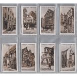 Cigarette cards, Hignett's, Celebrated Old Inns (set, 50 cards) (vg)