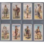 Cigarette cards, 3 sets, Churchman's, Warriors of All Nations, (25 cards), Edwards Ringer & Bigg,