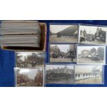 Postcards, a good mixed RP collection of 80+ cards of Central London and London suburbs inc. Station