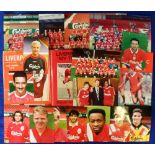 Football, Liverpool FC collection, inc. 22 colour photographs, mostly portraits, 6" x 4" also some