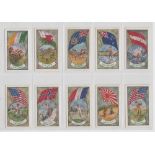 Trade cards, Australia, Allen's, Sports & Flags of Nations (set, 36 cards) includes America