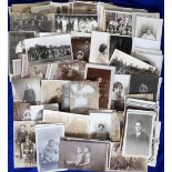 Postcards, social history, early lot with subjects inc. Sport, events, groups, portraits, children