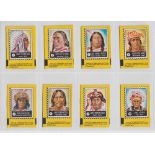 Trade cards, USA, Topps, Famous Indian Chiefs, card backed as issued (16/22, missing nos 8, 9, 11,